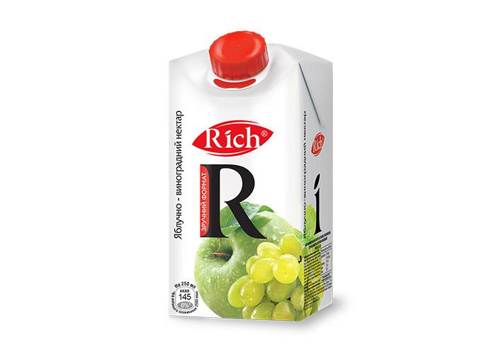 Сок Rich "Виноград-яблоко" (0,5)